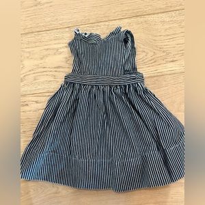 The Hey Gang denim pinstripe dress (12m)